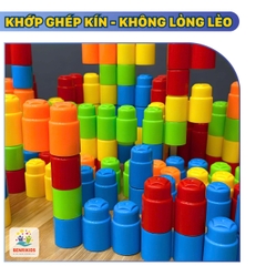 Đồ Chơi Xếp Hình Dạng Ghép Nút Benrikids Nhiều Chi Tiết Bằng Nhựa Nguyên Sinh An Toàn Cho Bé Sáng Tạo Phát Triển Tư Duy