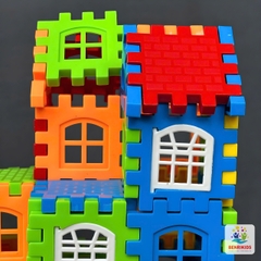 Đồ Chơi Lắp Ghép Xếp Hình Khối Xây Dựng Benrikids Cho Bé Có Miếng Ghép Vuông To Nhiều Màu Sắc Cho Bé Sáng Tạo