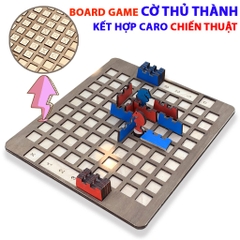 Đồ Chơi Boardgame Cờ Thủ Thành Kết Hợp Cờ Caro Chiến Thuật Cho Bé Chơi Cùng Bạn Bè