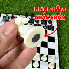 Đồ Chơi Cờ Vua Nam Châm Quốc Tế Siêu Dính Tặng Thêm 2 Quân Hậu