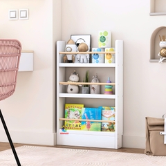 Kệ Treo Tường Đựng Sách Không Cần Khoan Đục, Kệ Giá Sách Lắp Sau Cánh Cửa Giúp Tối Ưu Không Gian, Giá Sách Mầm Non