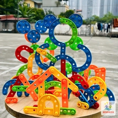 Đồ Chơi Xếp Hình Sáng Tạo 78 Chi Tiết Bằng Nhựa Benrikids Cho Bé Phát Triển Tư Duy