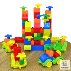Bộ Đồ Chơi Ghép Hình Cho Bé Benrikids Bằng Nhựa 105 Chi Tiết, Đồ Chơi Xếp Hình Thông Minh Trẻ Em