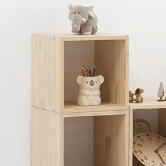 Kệ Gỗ Mầm Non Montessori Để Sàn , Kệ Sách Treo Tường Không Cần Khoan Decor Phòng Cho Bé