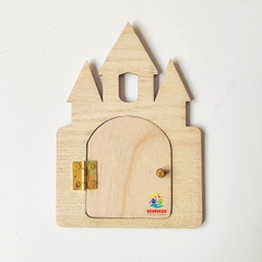 Lâu Đài Kèm Cửa - Phụ Kiện Làm Bảng Bận Rộn Busy Board