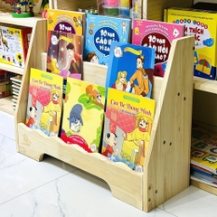 Kệ Đựng Đồ Chơi Đựng Sách Cho Bé Montessori  Bằng Gỗ Benrikids