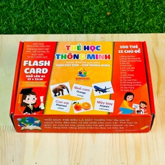 Bộ Thẻ Học Thông Minh Loại Thẻ To Song Ngữ Anh - Việt Glenn Doman Flashcard Cho Bé