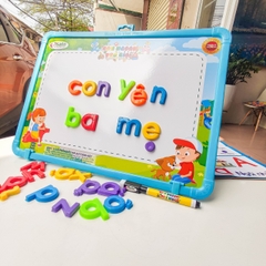Bảng Nam Châm Giúp Bé Học Tiếng Việt Kèm Trò Chơi Con Rắn Vui Nhộn Hàng Việt Nam