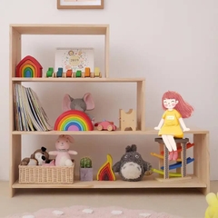 Kệ 3 Tầng Montessori Đựng Đồ Chơi Cho Bé Trang Trí Decor Phòng Cho Trẻ Kệ Gỗ Đa Năng
