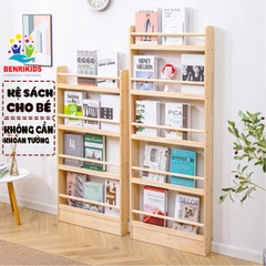 Kệ Treo Tường Đựng Sách Không Cần Khoan Đục, Kệ Giá Sách Lắp Sau Cánh Cửa Giúp Tối Ưu Không Gian, Giá Sách Mầm Non