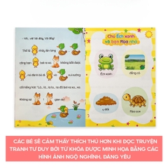 Sách Bộ 8 Cuốn Truyện Tranh Tư Duy Cho Bé