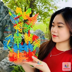 Đồ Chơi Xếp Hình Sáng Tạo 78 Chi Tiết Bằng Nhựa Benrikids Cho Bé Phát Triển Tư Duy