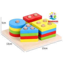 Combo 6 Món Đồ Chơi Giáo Dục Theo Phương Pháp Montessori Giúp Bé Phát Triển Toàn Diện