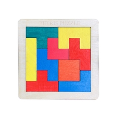Đồ Chơi Gỗ Xếp Hình Giáo Dục Thông Minh Tetris Đầy Màu Sắc Sinh Động