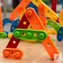 Đồ Chơi Xếp Hình Sáng Tạo 78 Chi Tiết Bằng Nhựa Benrikids Cho Bé Phát Triển Tư Duy