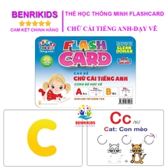 Thẻ Học Song Ngữ Anh Việt Chủ Đề Chữ Cái Tiếng Anh Cho Bé