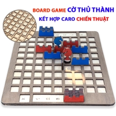 Đồ Chơi Boardgame Cờ Thủ Thành Kết Hợp Cờ Caro Chiến Thuật Cho Bé Chơi Cùng Bạn Bè