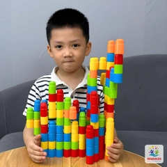 Đồ Chơi Xếp Hình Dạng Ghép Nút Benrikids Nhiều Chi Tiết Bằng Nhựa Nguyên Sinh An Toàn Cho Bé Sáng Tạo Phát Triển Tư Duy