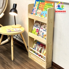 Giá Sách Gỗ Cho Bé Montessori - Mẫu Thiết Kế Theo Yêu Cầu Phù Hợp Trang Trí Phòng Học Mầm Non và Phòng Cho Bé
