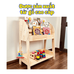 Kệ Sách Montessori Đa Năng Đựng Đồ Chơi Đựng Sách Decor Trang Trí Phòng Cho Bé