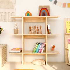 Kệ Đồ Chơi Montessori Cho Bé - Trang Trí Decor Phòng Cho Trẻ