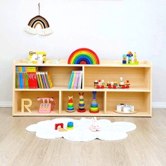 Combo Kệ Đựng Đồ Chơi Montessori Thiết Kế Nội Thất Mầm Non