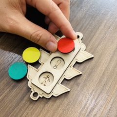 Đèn Giao Thông - Phụ Kiện Làm Bảng Bận Rộn Busy Board Cho Bé