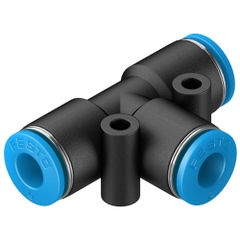 Đầu nối khí dạng T 6mm Festo QST-6 (153129)