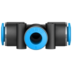 Đầu nối khí dạng T 8mm Festo QST-8 (153130)