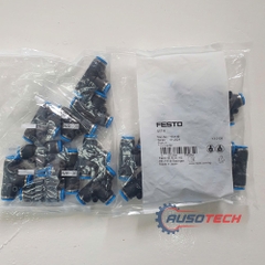 Đầu nối khí dạng T 8mm Festo QST-8 (153130)