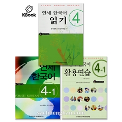 Combo giáo trình tiếng Hàn Yonsei 4-1 + Yonsei reading 4