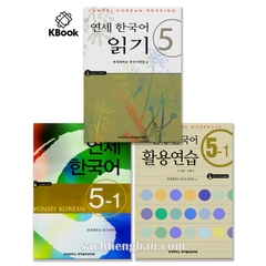 Combo giáo trình tiếng Hàn Yonsei 5-1 + Yonsei reading 5