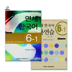 [Bản Màu] Combo (SGK+SBT) Giáo trình Tiếng Hàn Yonsei Korea 6-1  - 연세한국어 6-1