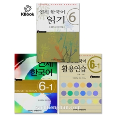 Combo giáo trình tiếng Hàn Yonsei 6-1 + Yonsei reading 6