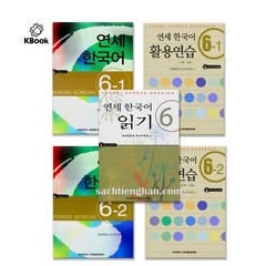 Combo giáo trình tiếng Hàn Yonsei - 연세 한국어 6