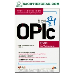 [Bản Màu] Chinh phục OPIc tiếng Hàn – Dành cho người Việt - 한 번에 끝! OPIc 한국어 for Vietnamese