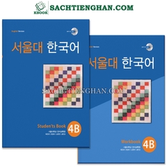 [BẢN MÀU] Combo (SGK+SBT) Giáo Trình Tiếng Hàn Seoul 4B - 서울대 한국어 4B