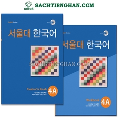 [BẢN MÀU] Combo (SGK+SBT) Giáo Trình Tiếng Hàn Seoul 4A - 서울대 한국어 4A