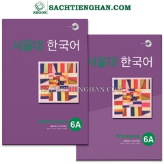 [BẢN MÀU] Combo (SGK+SBT) Giáo Trình Tiếng Hàn Seoul 6A - 서울대 한국어 6A