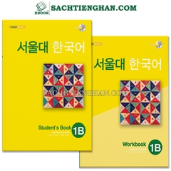 [Bản Màu] Combo (SGK+SBT) Giáo Trình Tiếng Hàn Seoul 1B - 서울대 한국어 1B