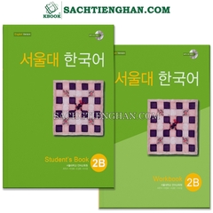 [BẢN MÀU] Combo (SGK+SBT) Giáo Trình Tiếng Hàn Seoul 2B - 서울대 한국어 2B