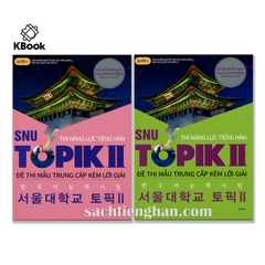 SNU Topik 2 - Đề thi mẫu Trung cấp kèm lời giải Tiếng Việt
