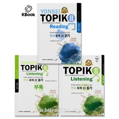 [BẢN MÀU] Yonsei Topik II Listening & Reading - Bộ đề luyện Topik II Đọc, Nghe