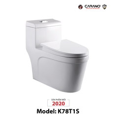 BỒN CẦU CARANO 1 KHỐI K78T1S (TOILET MODEL: K78T1S)