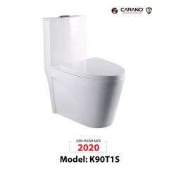 BỒN CẦU CARANO 1 KHỐI K90T1S (TOILET MODEL: K90T1S)