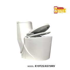 BỒN CẦU 1 KHỐI CARANO K19T2S/AS75MV ((TOILET MODEL: K19T2S/AS75MV)