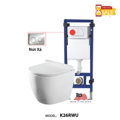 TOILET TREO TƯỜNG CARANO MODEL K26RWU