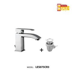 VÒI CHẬU NÓNG LẠNH PAFFONI LES075CR3 (Vòi lavabo model: LES075CR3)