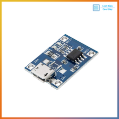 Mạch Sạc Pin 1 Cell 18650 TP4056 1A MicroUSB