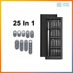 Bộ tua vít đa năng 25 chi tiết trong 1 sửa chữa điện thoại, laptop, máy tính